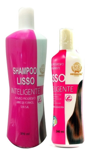 Kit Shampoo Tratamiento Keratina Lisso Inteligente 