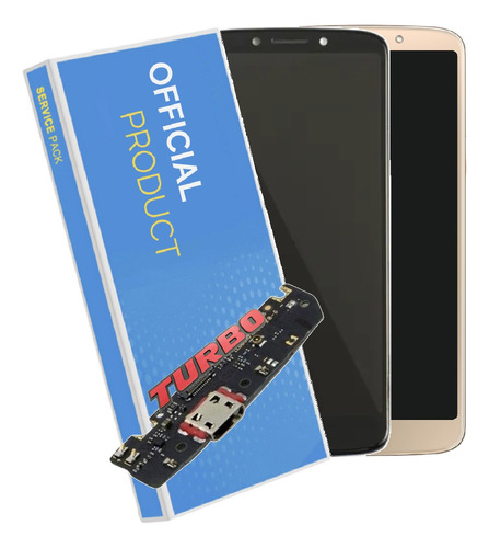 Tela Touch Display Para Moto G6 Play Xt1922 Orig + Conector!