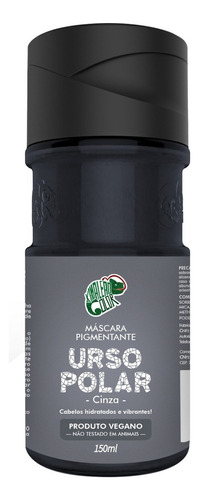 Kamaleão Color Máscara Pigmentante Urso Polar Cinza 150ml