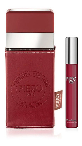 Set Perfume Piero Red Edt 100 Ml + Perfumero Piero Butti