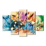 Cuadro Decorativo Eevee Evoluciones