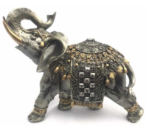 Figura Decorativa Elefante Hindu Mediano