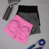 Kit 3 Shorts De Academia Levanta Bumbum Moda Fitness