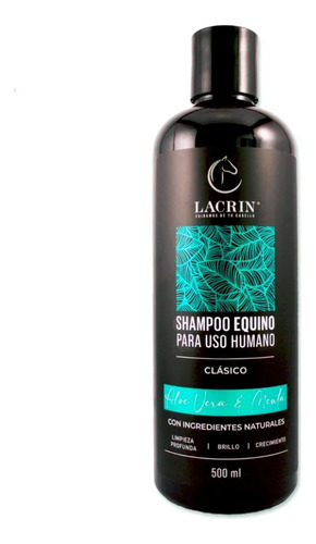 Shampoo De Caballo Para Uso Humano 500ml / Aloe Y Menta