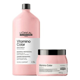 Kit L'oreal Vitamino Color Resveratrol Shampoo E Máscara 