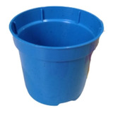 100 Vasos Tamanho 06 Para Cactos E Suculentas Mini  Azul