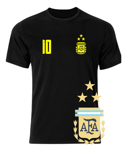 Camiseta Argentina En Fluor Hermosa Messi C/nro Delantero