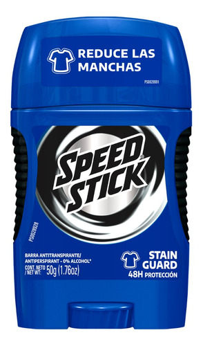 Speed Stick Stain Guard Clean Antitranspirante Men En Barra 50gr Aloe Vera