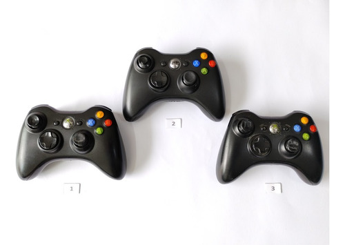 Lote 3 Controles Video Game: Xbox - Com Defeito