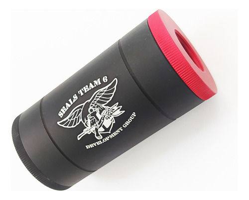 Supressor Silenciador E Tapa Cano Airsoft Neptune Red Wings