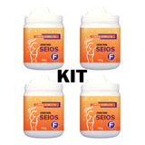 Kit 4 Creme Firmador Levantar Firmar Seios Peitos Flácidos