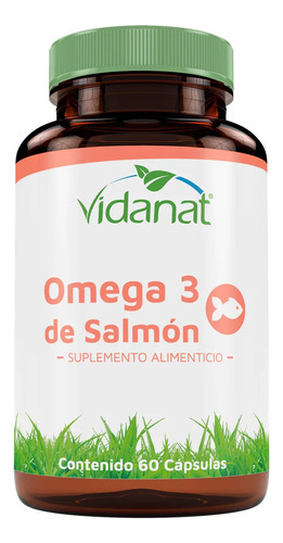 Omega 3 De Salmon 60 Cápsulas Vidanat