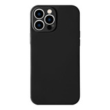 Funda Carcasa Silicona Negro Para iPhone 12 Pro Max