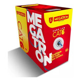 Cabo De Rede, Cat6 305m Preto, Utp 4 Pares - Megatron