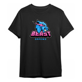 Camisetas Mr Beast Gaming Gamers Youtubers Camisas Negras