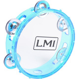 Lmi Pandereta Transparente Con Cabeza Azul 15cm