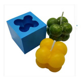 Molde Forma Silicone Sabonete Vela - Cubo 3d Pequeno