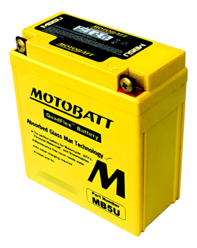 Batería Para Moto Motobatt Mb5u 12v 7ah