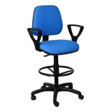 Silla Sillon Cajera Giratoria Brazos Alta Mostrador