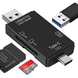 Lector De Tarjetas 6 En 1 Adaptador Micro Sd Usb Otg Celular