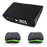 Kit Capa Antipoeira P/ Xbox One S + 2 Case P/ Controle