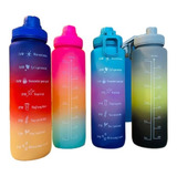 Botella De Agua Motivacional Colors 1lt 