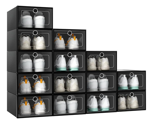 7 Cajones Caja De Zapatos De Plástico Apilable Organizer Box