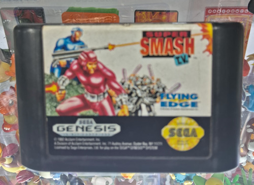 Super Smash Tv Sega Genesis  Original
