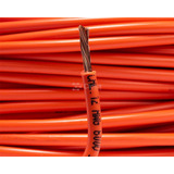 Cable Flexible Automotriz Calibre 12 Naranja Rollo 100 Mts