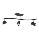 Lampara Aplique Curvo Moderno 3 Luces Led Gu10 Moderno Techo