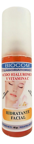 Biocom Hidratante Facial Acido Hialuronico Vitamina C Tipo De Piel Todo Tipo De Pile