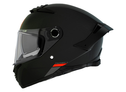 Casco Para Moto Clásico Mt Helmets Thunder 4 Sv  Negro Mate Talle L 