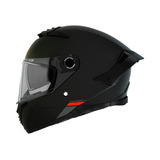 Casco Para Moto Clásico Mt Helmets Thunder 4 Sv  Negro Mate Talle L 