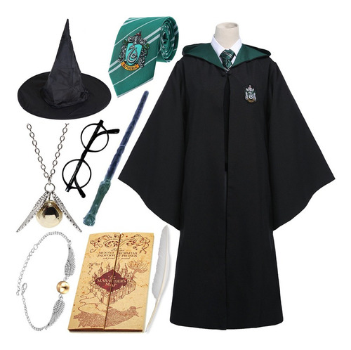 Capa Mágica Harry Potter Cos Hermione Kit De 9 Disfraces