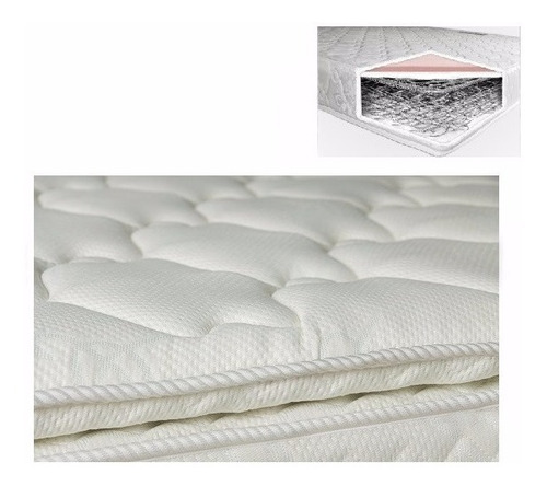 Colchon Ortopedico Resortado Unipillow Doble1.40x1.90*25