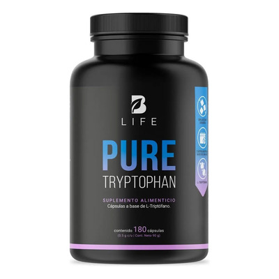 Triptofano De 180 Cápsulas De 500mg, L-tryptophan B Life | Meses sin interés