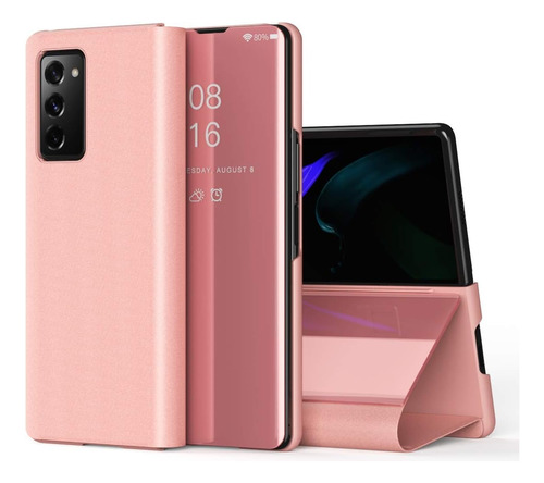 Funda Clear View Stand Para Samsung S8 Rosa