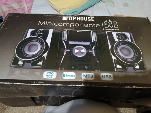 Equipo De Audio Top House, Bluetooth,  Usb, Cd