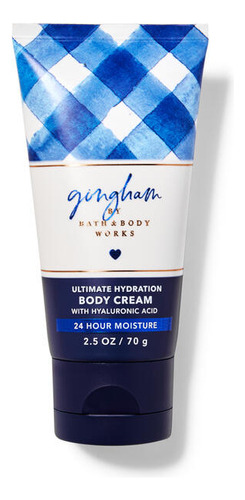 Creme Hidratante Travel Size Bath & Body Works Gingham 70g