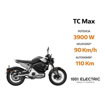 Moto Electrica Super Soco Tc Max 2024 Batería 3900 Kw 125 Cc | MercadoLibre