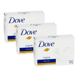 3 Barras De 135 Gr Jabón Corporal Dove C/crema Humectante 