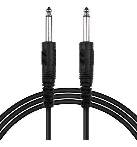 Cable De Guitarra Negro Para Bajo De Guitarra Eléctrica