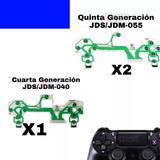 3 Membrana Conductiva Flex  Control De Ps4 2x 5.0 + 1x 4.0