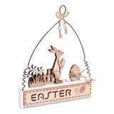 Placa Decorativa Ester Coelho Mrf 20x15x1cm 1826674 Páscoa