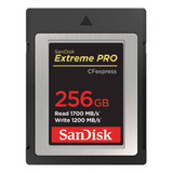 Cartão De Memória 256gb Sandisk Extreme Pro Cfexpress Tipo B