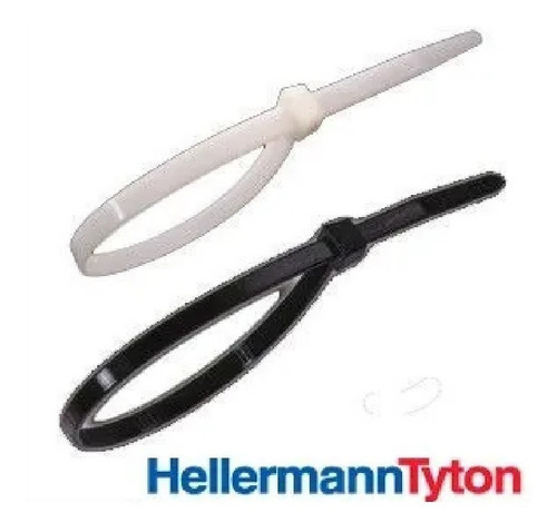 Precintos Plasticos Hellermann Tyton 150x3.6mm 100 Unidades Color Negro