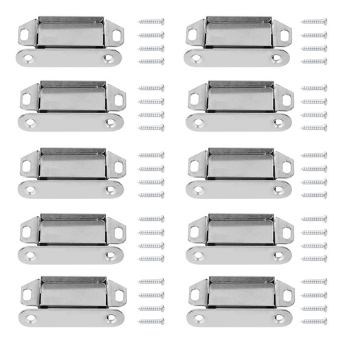 Pestillo De Puerta, 10 Piezas, Muebles Fuertes De Acero Inox