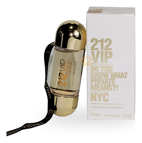 Perfume Carolina Herrera 212 Vip Edp 30ml Para Mulher Selado