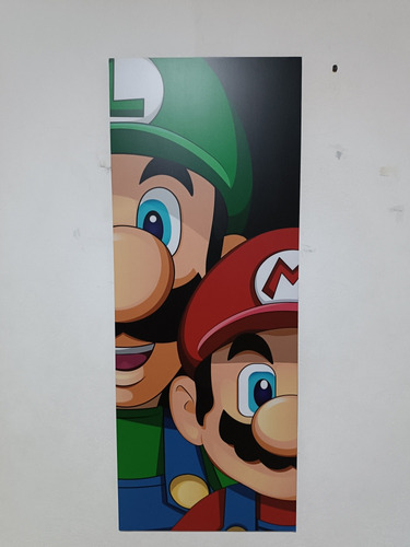 Cuadro Mdf | Mario Bros & Luigi