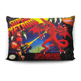 Funda De Almohada Super Metroid 70x45cm Vudú Love